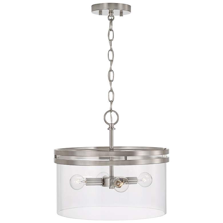 Image 5 Capital Fuller 14 1/2" Wide Brushed Nickel Ceiling Light more views