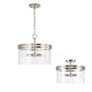 7_Capital Fuller 14 1/2" Wide Brushed Nickel Ceiling Light more views