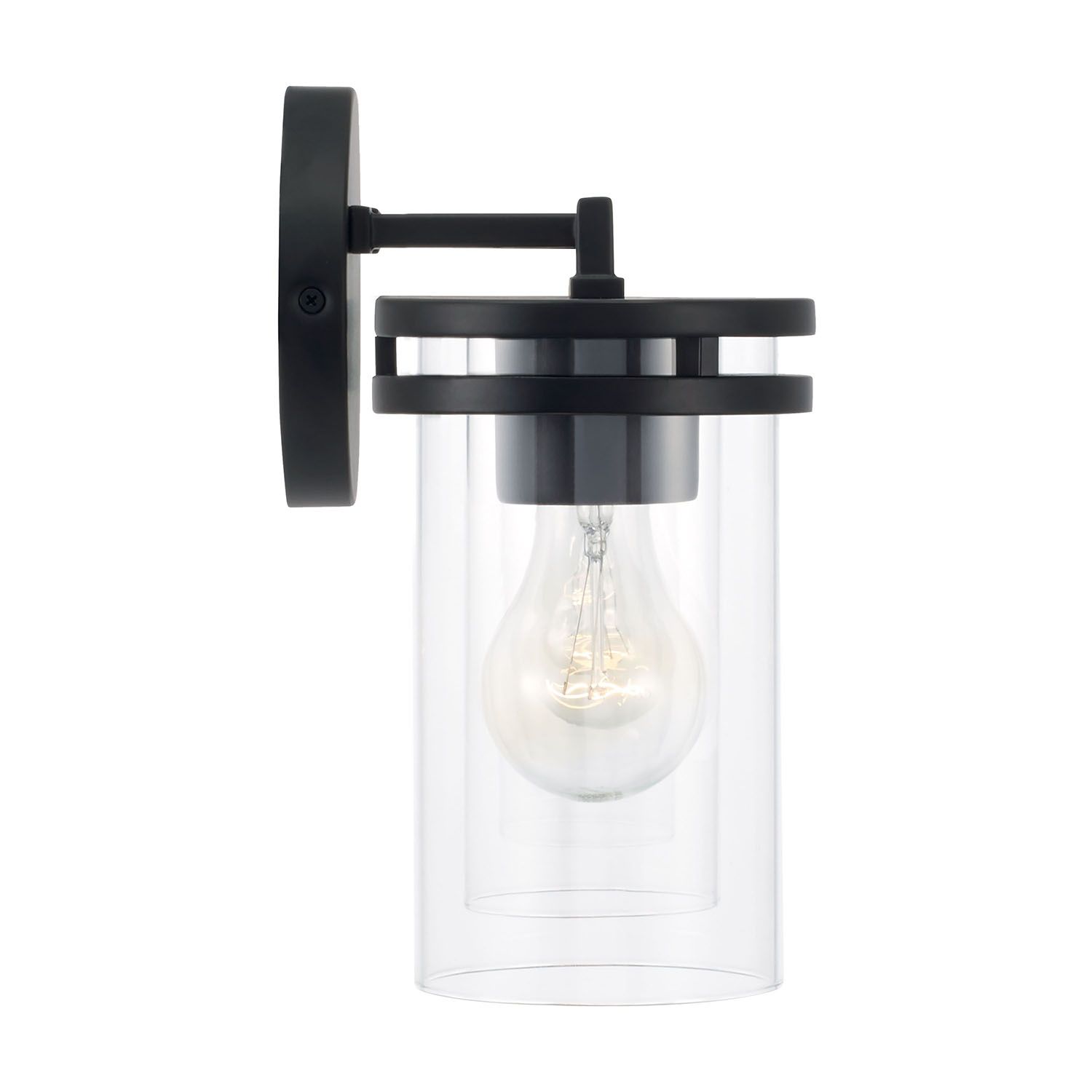 Image 4 Capital Fuller 24" Wide Matte Black 3-Light Bath Light more views