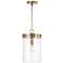 Capital Fuller 9 1/4" Wide Aged Brass Mini Pendant