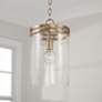 1_Capital Fuller 9 1/4" Wide Aged Brass Mini Pendant