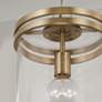 3_Capital Fuller 9 1/4" Wide Aged Brass Mini Pendant more views