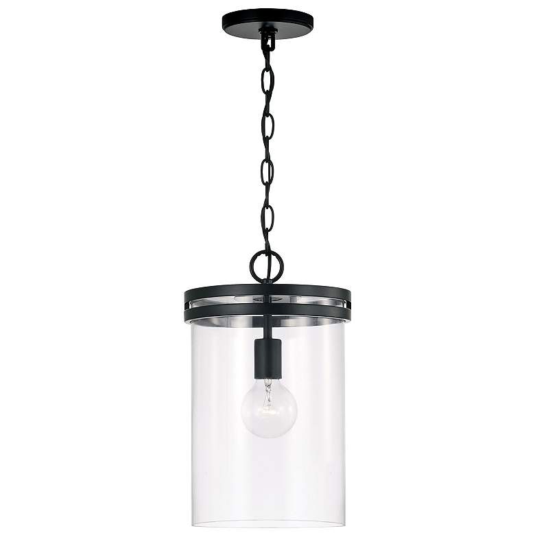 Image 2 Capital Fuller 9 1/4" Wide Matte Black Mini Pendant