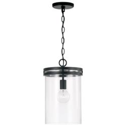 Capital Fuller 9 1/4" Wide Matte Black Mini Pendant