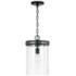 Capital Fuller 9 1/4" Wide Matte Black Mini Pendant