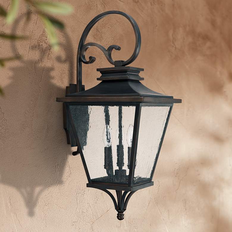 Image 1 Capital Gentry 26 1/2" High Old Bronze Outdoor Wall Light