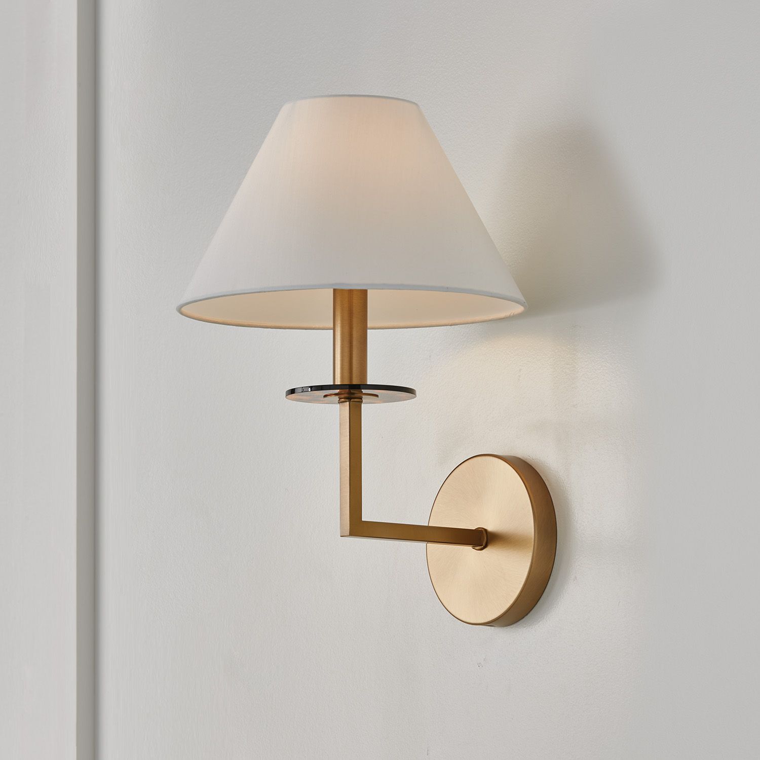Capital Gilda 14 3/4" High Aged Brass Wall Sconce
