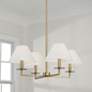 Capital Gilda 29 3/4" Wide Aged Brass 4-Light Chandelier