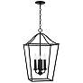 2_Capital Grady 15 3/4" Wide Black Iron 4-Light Pendant Light