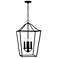 Capital Grady 15 3/4" Wide Black Iron 4-Light Pendant Light