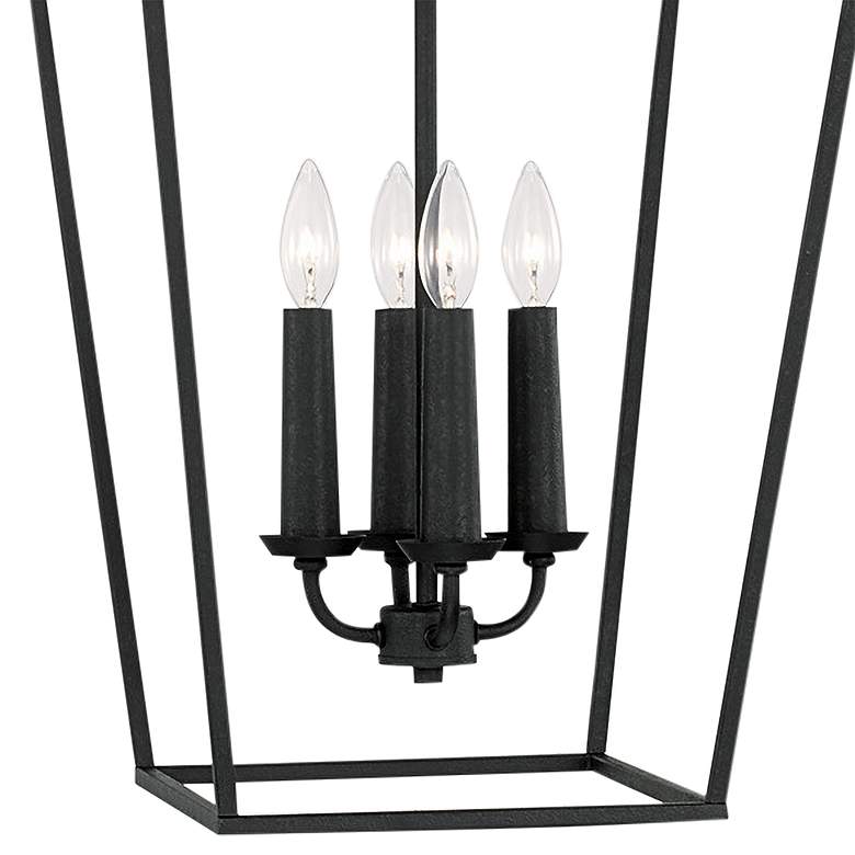 Image 3 Capital Grady 15 3/4" Wide Black Iron 4-Light Pendant Light more views