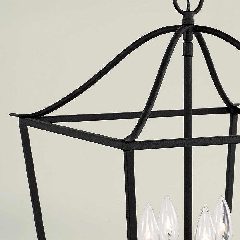 Image 4 Capital Grady 15 3/4" Wide Black Iron 4-Light Pendant Light more views