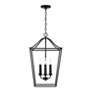 4_Capital Grady 15 3/4" Wide Black Iron 4-Light Pendant Light more views