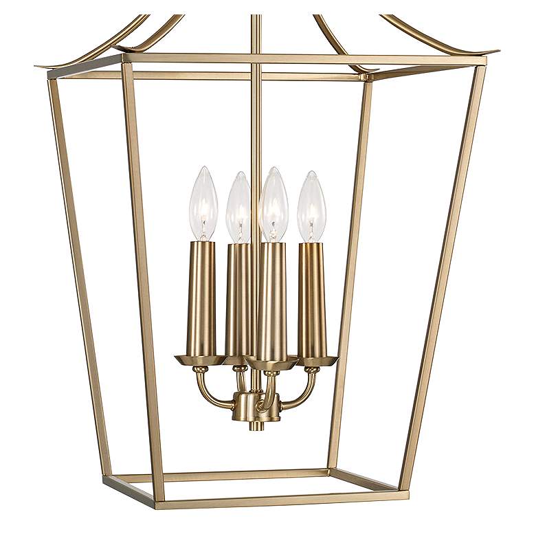 Image 3 Capital Grady 15 3/4" Wide Matte Brass 4-Light Foyer Pendant more views
