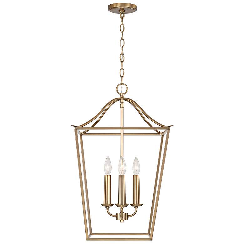 Image 5 Capital Grady 15 3/4" Wide Matte Brass 4-Light Foyer Pendant more views
