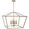 Capital Grady 27 1/2" Wide Matte Brass 4-Light Pendant