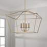 1_Capital Grady 27 1/2" Wide Matte Brass 4-Light Pendant