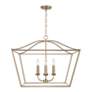 5_Capital Grady 27 1/2" Wide Matte Brass 4-Light Pendant more views