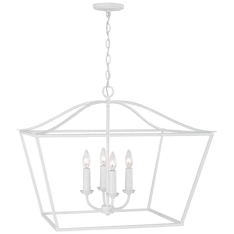 Image 1 Capital Grady 27 1/2" Wide Textured White 4-Light Pendant
