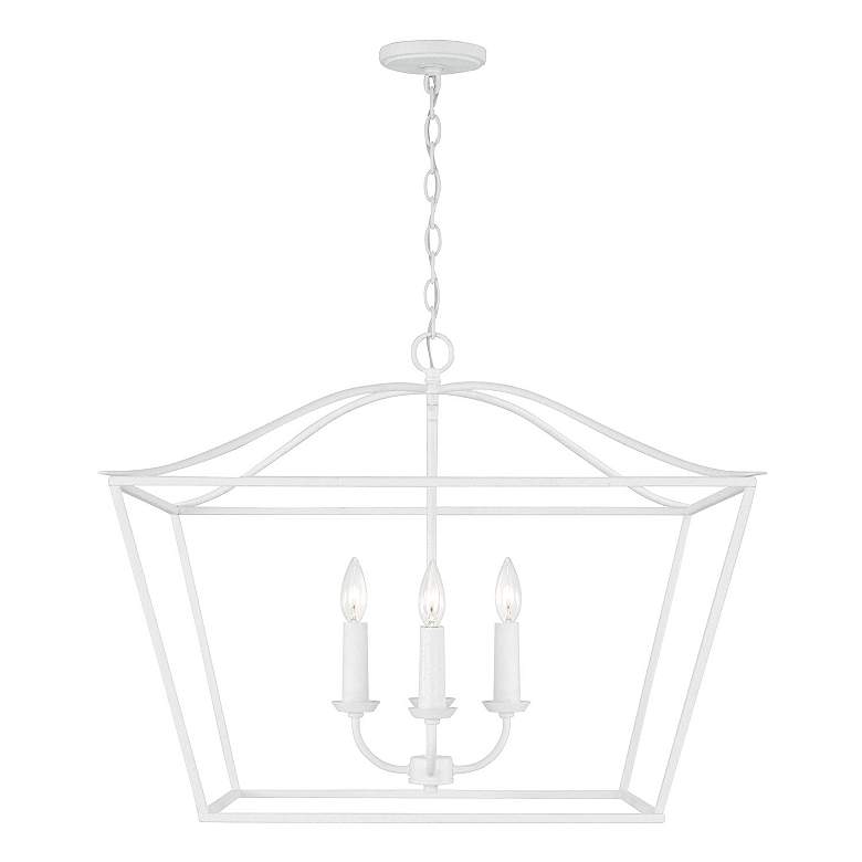 Image 4 Capital Grady 27 1/2" Wide Textured White 4-Light Pendant more views