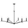 Thumbnail4 of Capital Grady 41" Wide Black Iron 6-Light Chandelier more views
