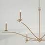 3_Capital Grady 57" Wide Matte Brass 6-Light Chandelier more views