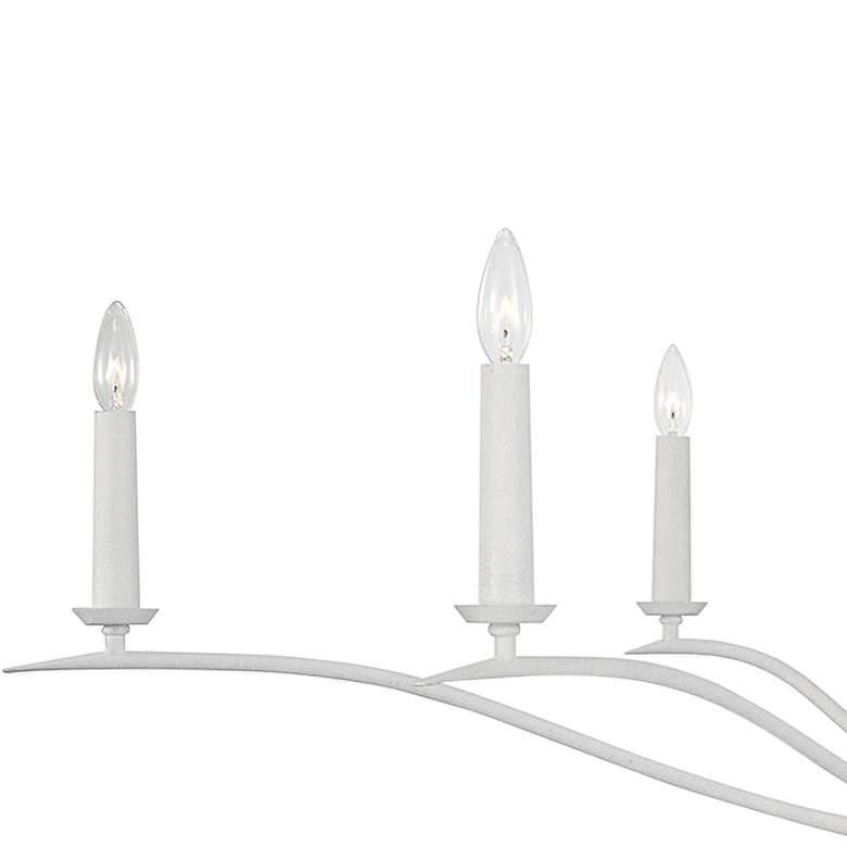 Image 3 Capital Grady 57" Wide Textured White 6-Light Chandelier more views