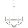 Capital Greyson 29" Wide Brushed Nickel 5-Light Chandelier