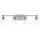 Capital Greyson 33 1/2"W Brushed Nickel 4-Light Bath Light