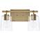 Capital Greyson 9 1/4" High Aged Brass 2-Light Wall Sconce