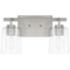 Capital Greyson 9 1/4"H Brushed Nickel 2-Light Wall Sconce