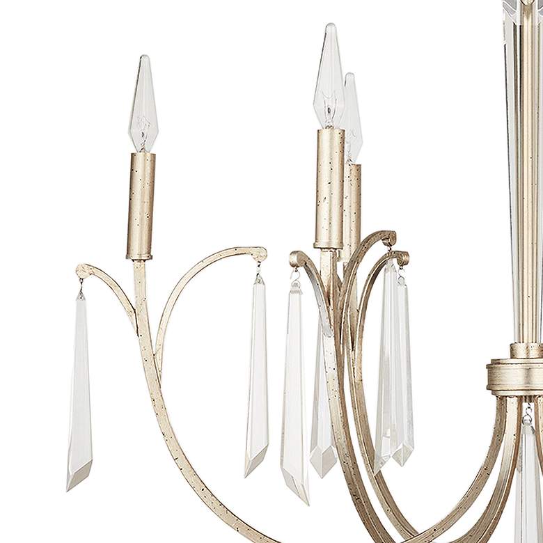 Image 3 Capital Gwyneth 33 1/2" Wide Winter Gold 6-Light Chandelier more views