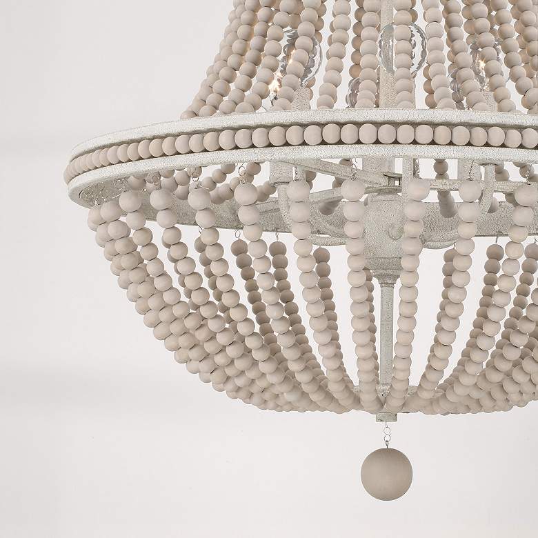 Image 4 Capital Handley 24" Wide Sand Dollar 6-Light Chandelier more views