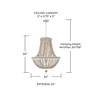 5_Capital Handley 24" Wide Sand Dollar 6-Light Chandelier more views