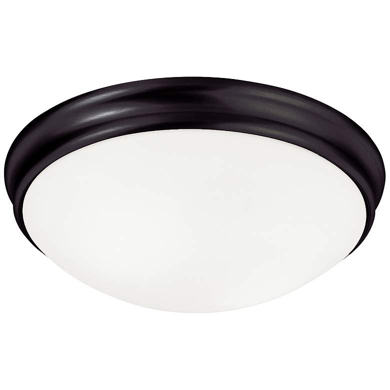 Image 2 Capital Hansen 12 1/2" Wide Matte Black Ceiling Light