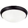 Capital Hansen 12 1/2" Wide Matte Black Ceiling Light