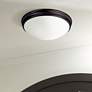 Capital Hansen 12 1/2" Wide Matte Black Ceiling Light