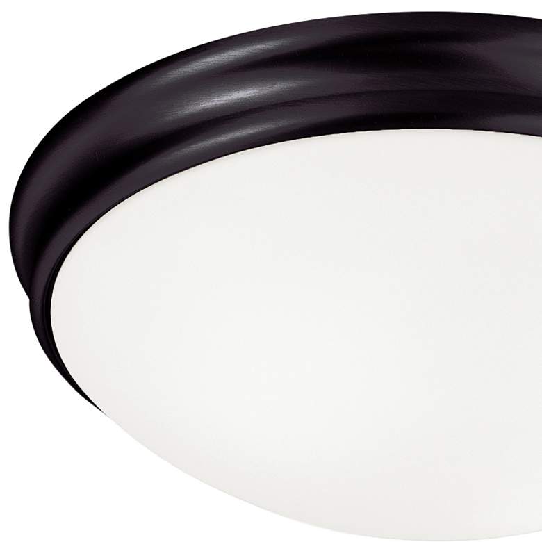 Image 3 Capital Hansen 12 1/2" Wide Matte Black Ceiling Light more views