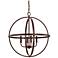 Capital Hartwell 23" Wide Bronze 4-Light Pendant