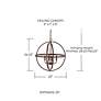 2_Capital Hartwell 23" Wide Bronze 4-Light Pendant more views