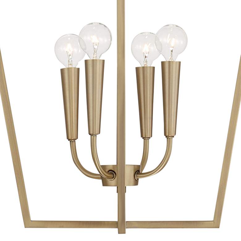 Image 3 Capital Holden 16 3/4" Wide Aged Brass 4-Light Foyer Pendant more views