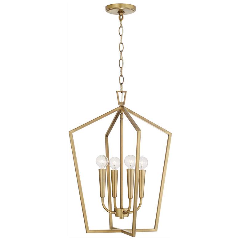 Image 5 Capital Holden 16 3/4" Wide Aged Brass 4-Light Foyer Pendant more views