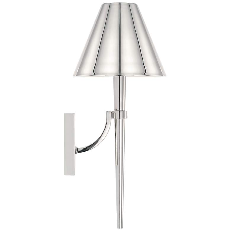 Image 4 Capital Holden 18 3/4"H Polished Nickel Metal Wall Sconce more views