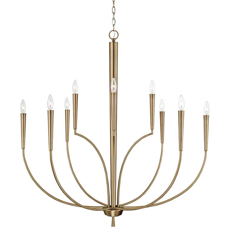 Image 2 Capital Holden 40" Wide Aged Brass 10-Light Chandelier