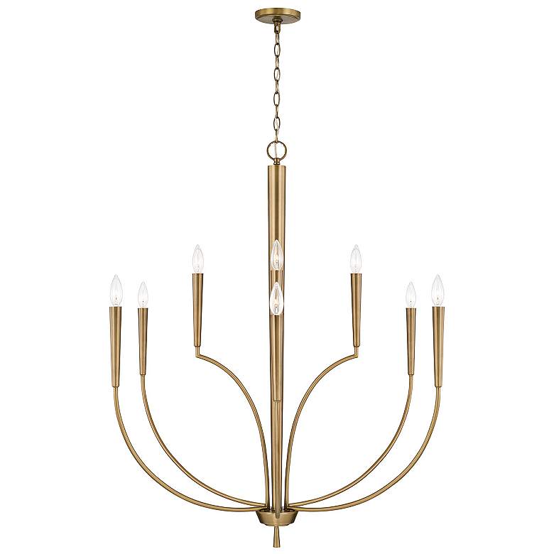 Image 4 Capital Holden 40" Wide Aged Brass 10-Light Chandelier more views
