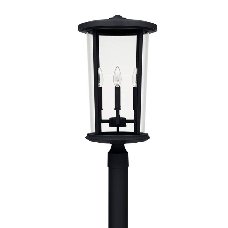 Image 1 Capital Howell 23"H Black Metal 4-Light Outdoor Post Light