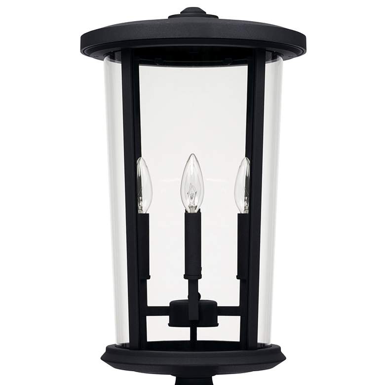Image 2 Capital Howell 23 inchH Black Metal 4-Light Outdoor Post Light more views