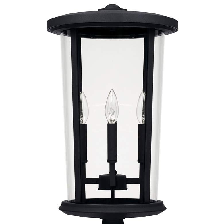 Image 2 Capital Howell 23"H Black Metal 4-Light Outdoor Post Light more views