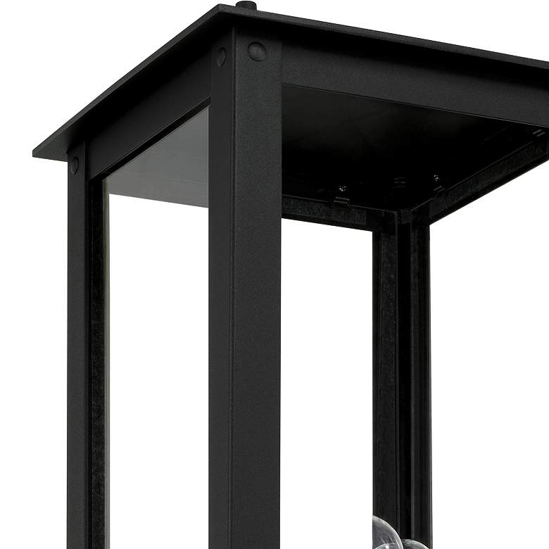 Image 4 Capital Hunt 29" High Black 4-Light Outdoor Post Lantern more views