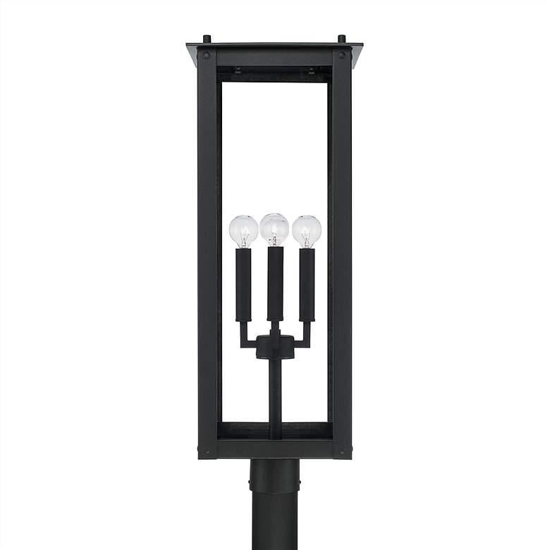 Image 5 Capital Hunt 29" High Black 4-Light Outdoor Post Lantern more views